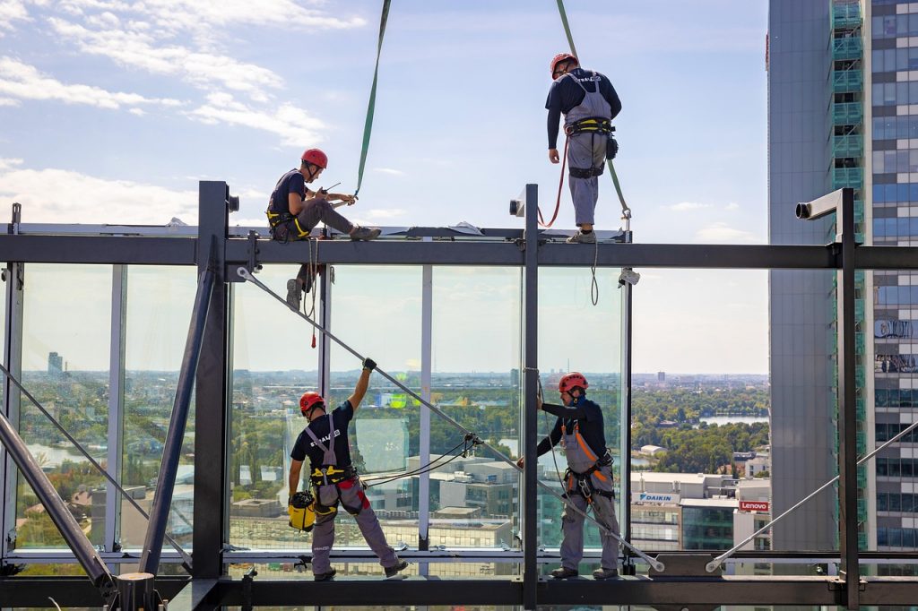 men at work, industrial, building, iron structure, metal, construction climbers, climbers, construction site, construction site, construction site, construction site, construction site, construction site